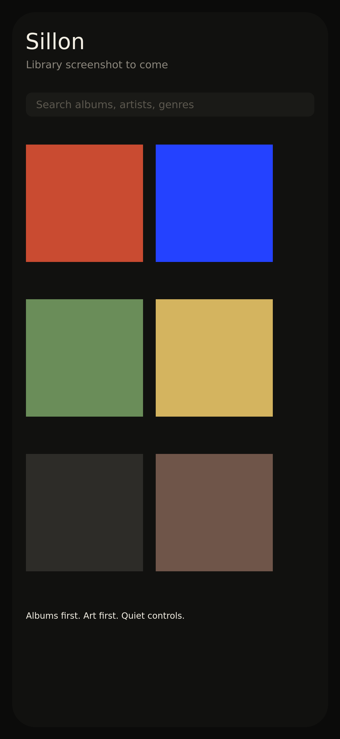 Placeholder for Sillon library screenshot.